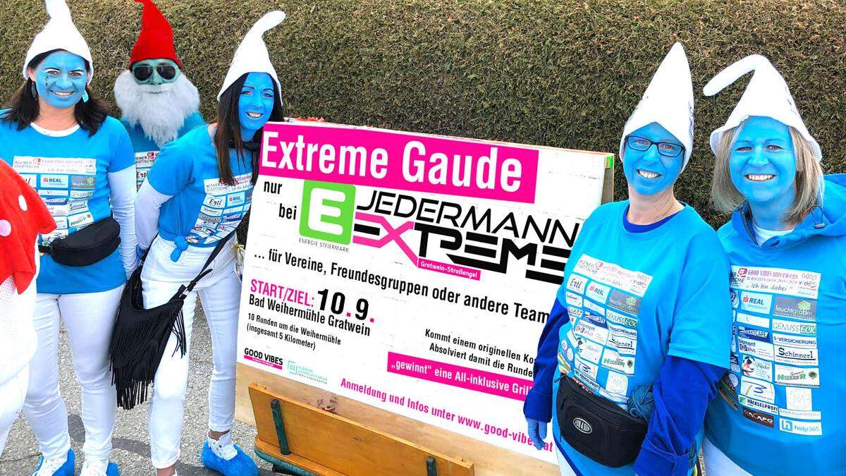 Bunte Gruppen sind willkommen beim &quot;Jedermann Extreme&quot;