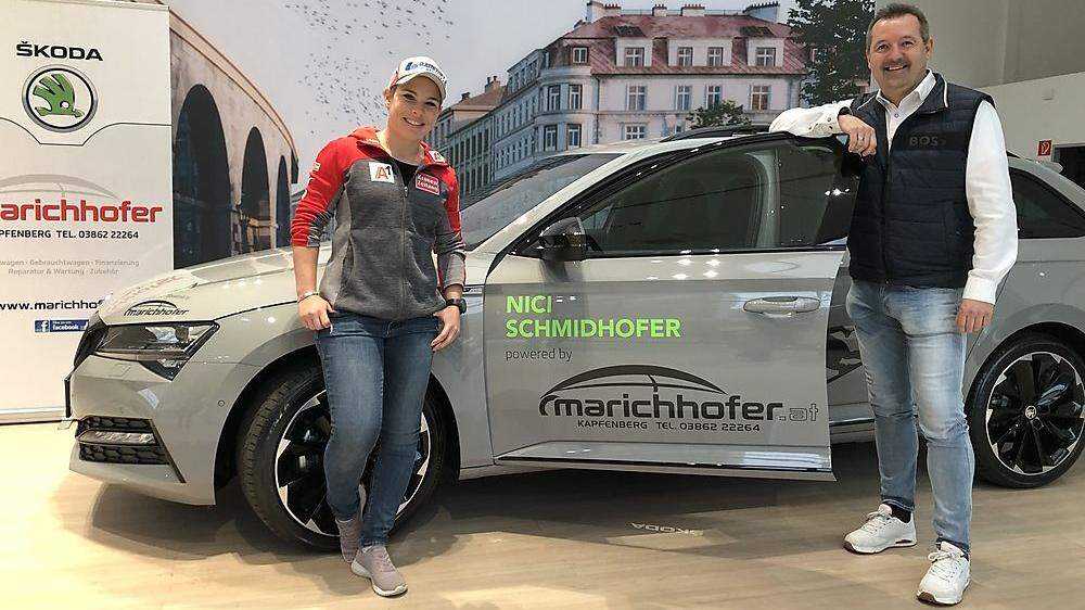 Nicole Schmidhofer traf sich mit Unternehmer Thomas Marichhofer 