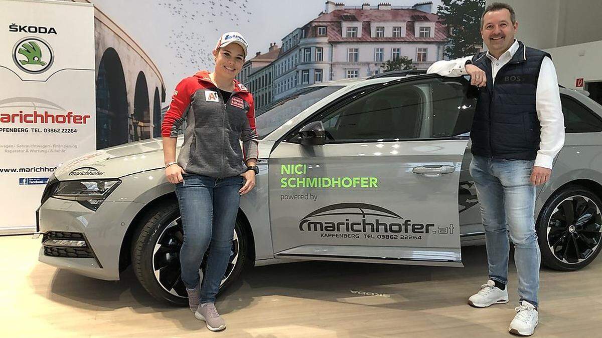 Nicole Schmidhofer traf sich mit Unternehmer Thomas Marichhofer 