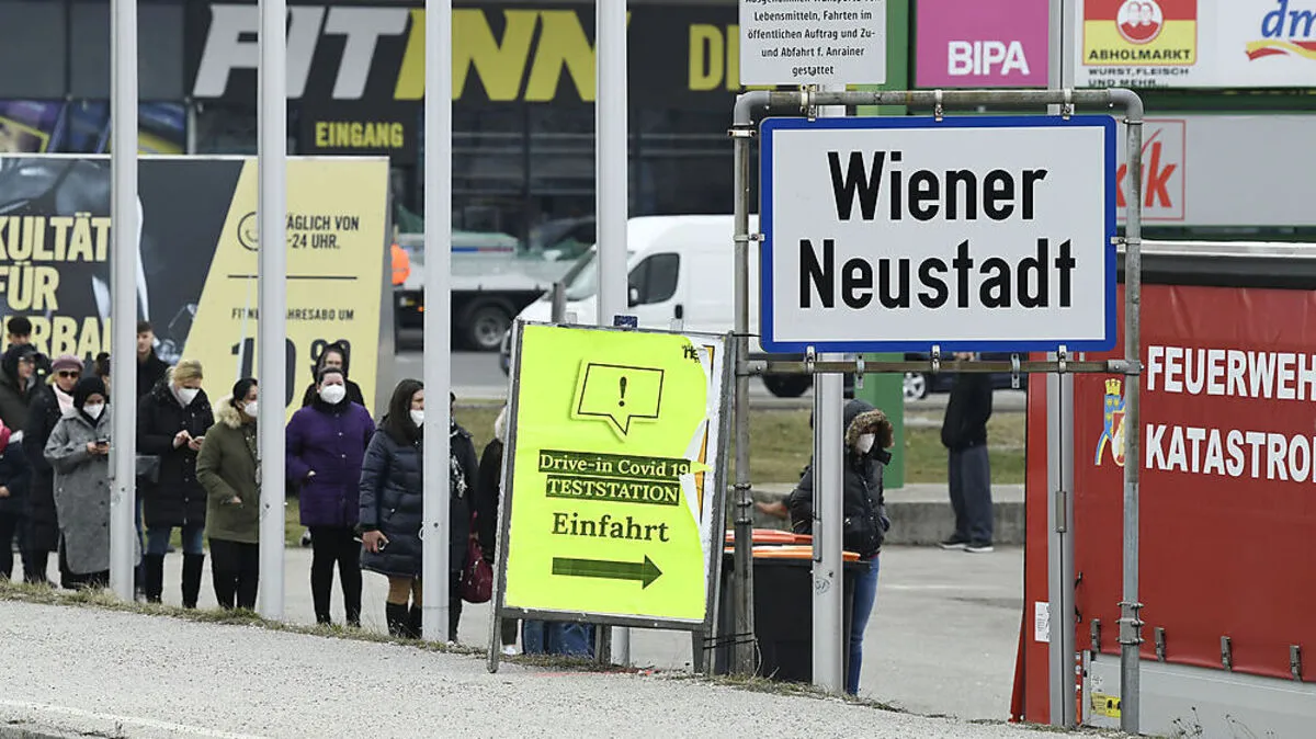 Teststraße in Wiener Neustadt