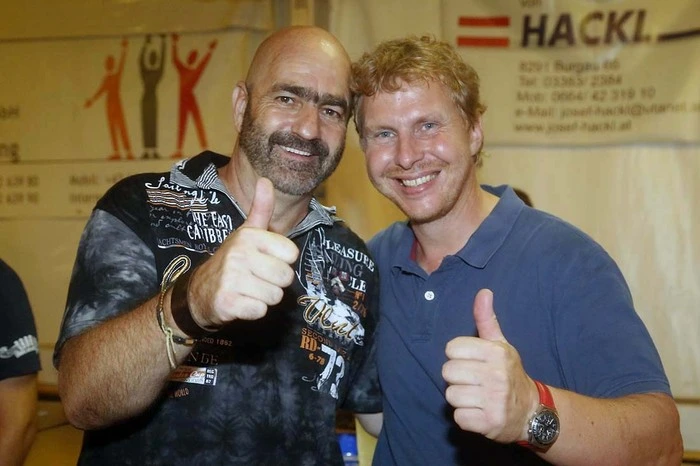 Tourismusobmann Norbert Hackl und Festobmann Sigi Rieger waren begeistert.