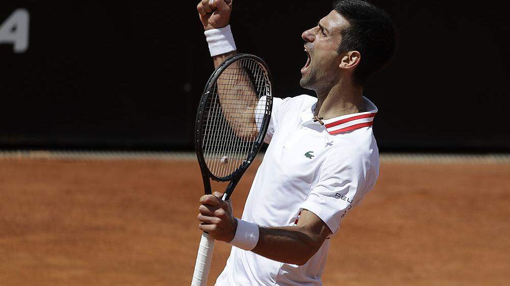 Novak Djokovic ballt einmal mehr die Faust.