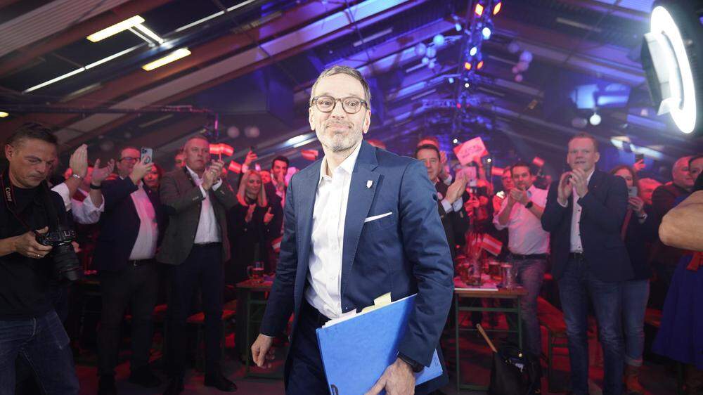 FPÖ-Chef Herbert Kickl in Premstätten: Er wolle die Zukunft mit eigenen Familien gestalten, „Ungarn ist für mich ein Vorbild“
