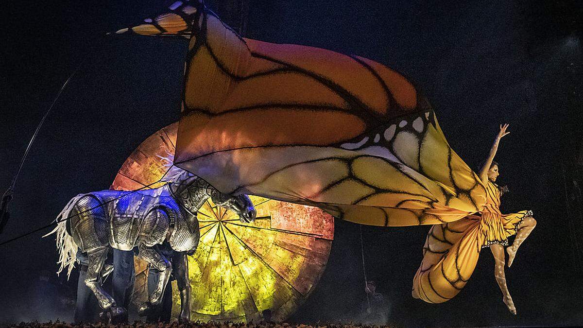 Der Flug des Monarchfalters in &quot;Luzia&quot;