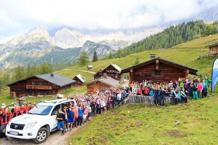 Am Freitag, dem 9. September 2016, stand eine Wanderung von der Neustattalm (im Bild) zur Bachlalm auf dem Programm.