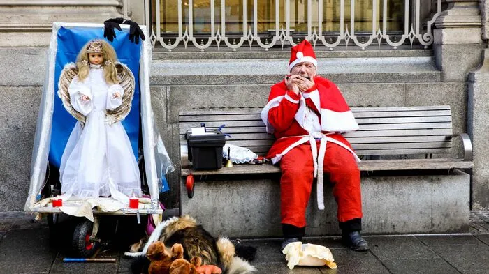 Fotograf Stefan Pajman hat bei einem Rundgang am letzten Einkaufssamstag vor Weihnachten in Graz zahlreiche Eindrücke eingefangen.