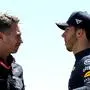 MONTREAL, QUEBEC - JUNE 07: Red Bull Racing Team Principal Christian Horner and Pierre Gasly of France and Red Bull Racing talk during practice for the F1 Grand Prix of Canada at Circuit Gilles Villeneuve on June 07, 2019 in Montreal, Canada. Charles Coates/Getty Images/AFP