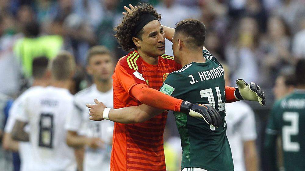 Mexiko jubelt nach dem Sieg gegen Deutschland