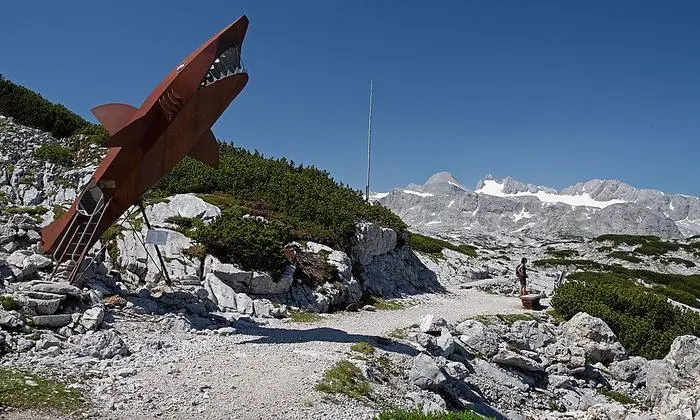 Der Dachstein Hai ist eine Aussichtsplattform