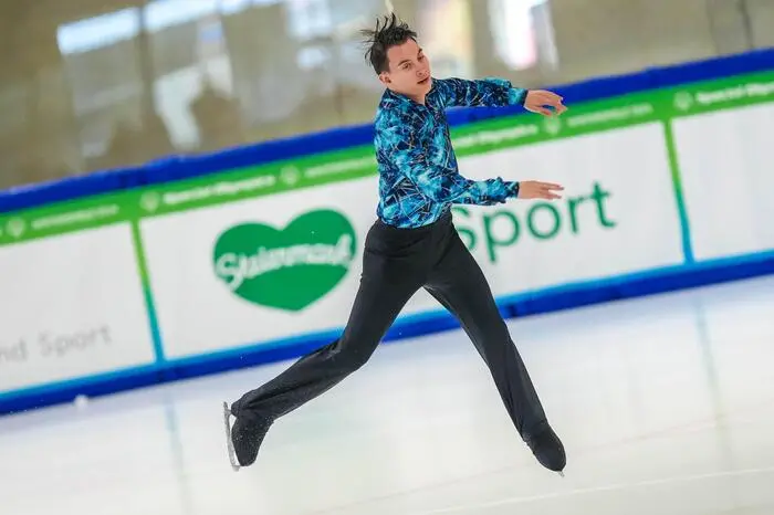 GRAZ,AUSTRIA,17.MAR.24 - SPECIAL OLYMPICS, FIGURE SKATING - National Winter Games 2024. Image shows a competitor.
Photo: GEPA pictures/ Kevin Hackner
