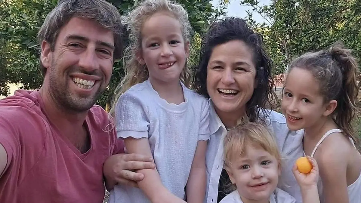 Die Familie Kedem-Siman Tov im Sommer 2023