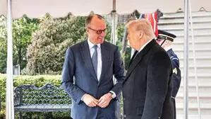 Bundeskanzler Friedrich Merz CDU und Donald Trump