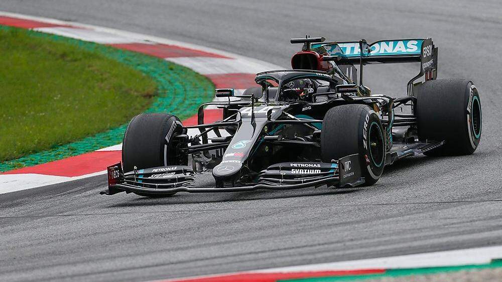 Lewis Hamilton holte sich die erste Bestzeit