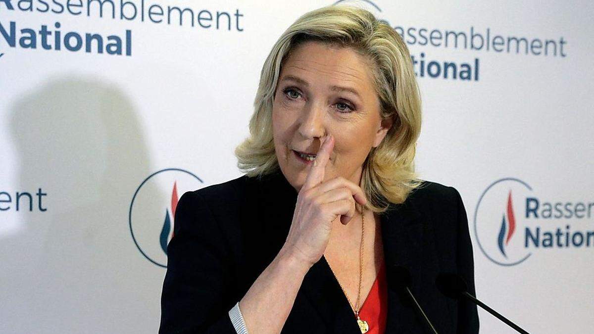 Nicht so gut gelaufen ist es für Marine Le Pen