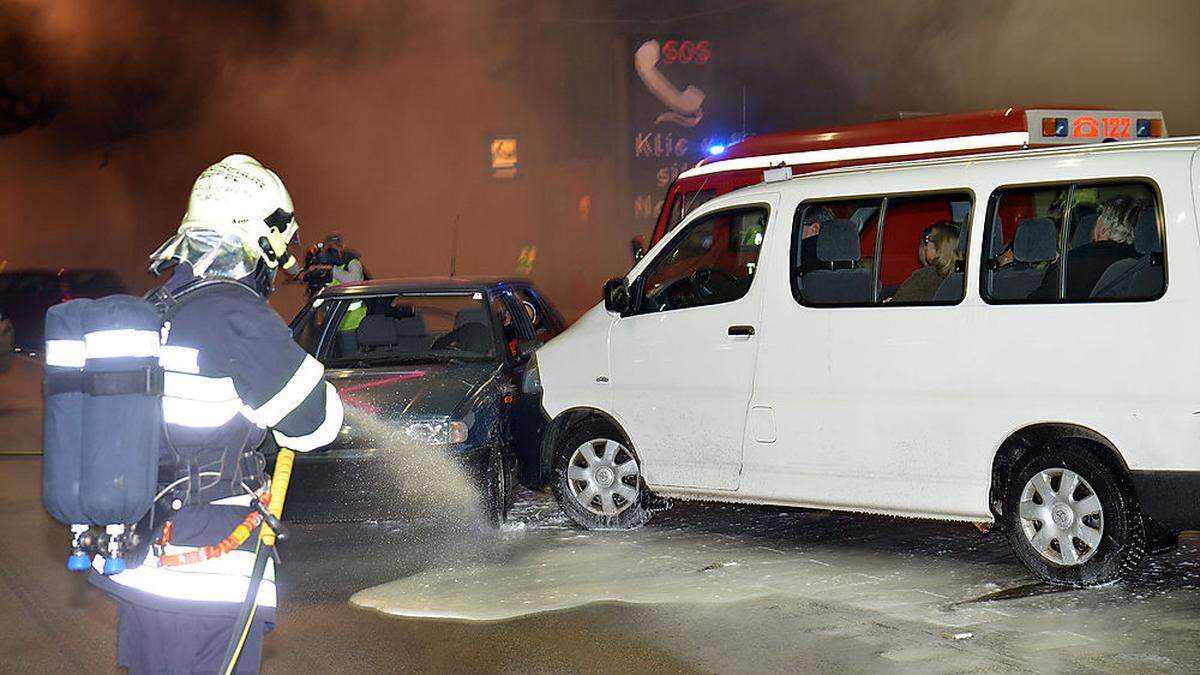 Die Einsatzkräfte üben immer wieder in Tunnels