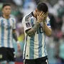 Die Enttäuschung bei Argentinien war nach der Niederlage gegen Saudi-Arabien groß