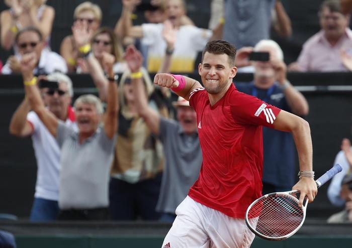 Dominic Thiem jubelte in Graz