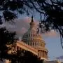 The U.S Capitol at sunset in Washington, Thursday, Sept. 30, 2021. With only hours to spare, Congress passed legislation that would avoid a partial federal shutdown and keep the government funded through Dec. 3, and sent the bill to President Joe Biden.. (AP Photo/Andrew Harnik)