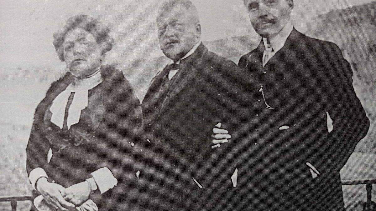 Rudolf Lemperg mit Frau und Sohn Fritz