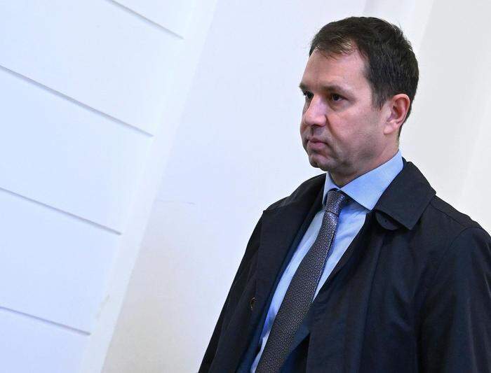 Der als Zeuge geladene Ex-ÖBAG-Chef Thomas Schmid im Gericht