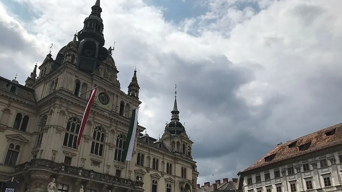 Die Wolen über Graz werden wieder dichter