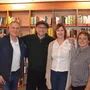 Kunsthaus-Leiter Johann König, Thomas Stipsits, Stadtbücherei-Leiterin Sandra Buchgraber und Mitarbeiterin Renate Spranger