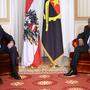 Mit Angolas Präsidenten Lourenço traf sich Nehammer zu einem Gespräch