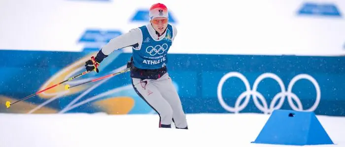 Mika Vermeulen auf der Loipe von Val di Fiemme
