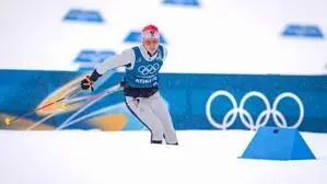 Mika Vermeulen auf der Loipe von Val di Fiemme 
