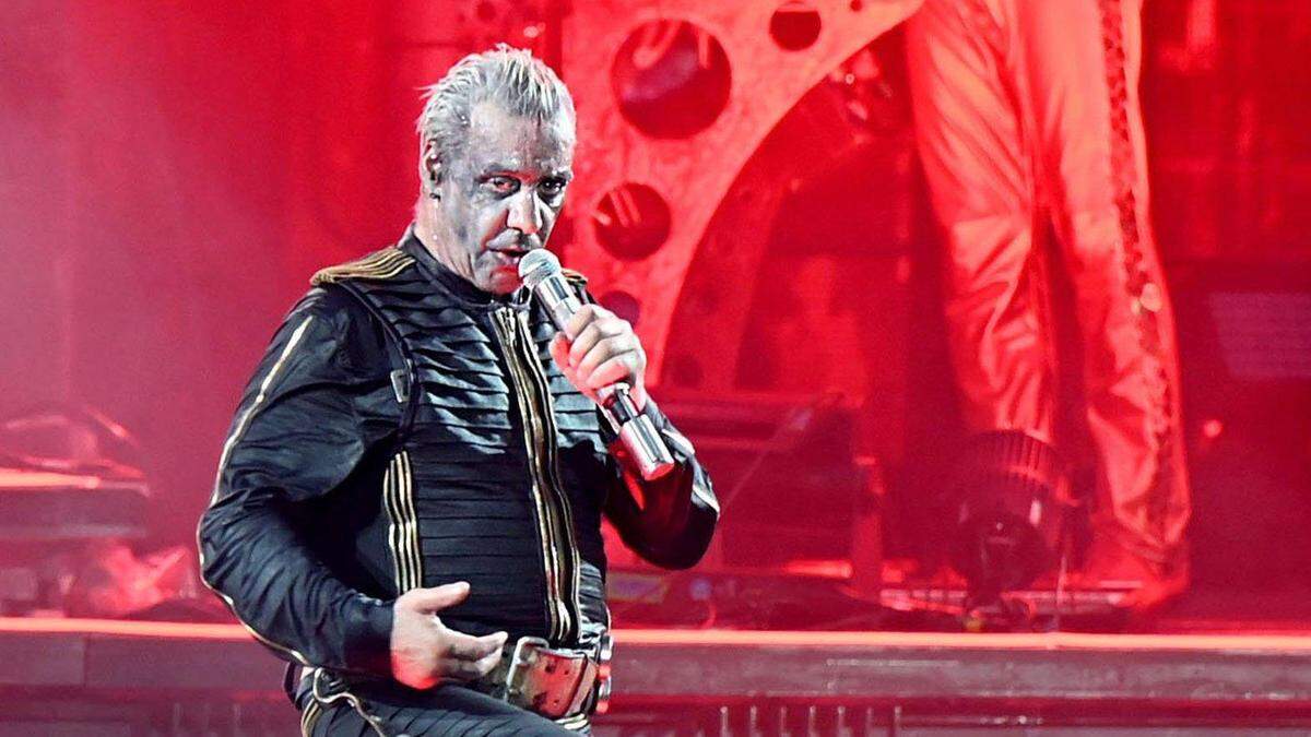 Till Lindemann, Frontsänger der Band Rammstein