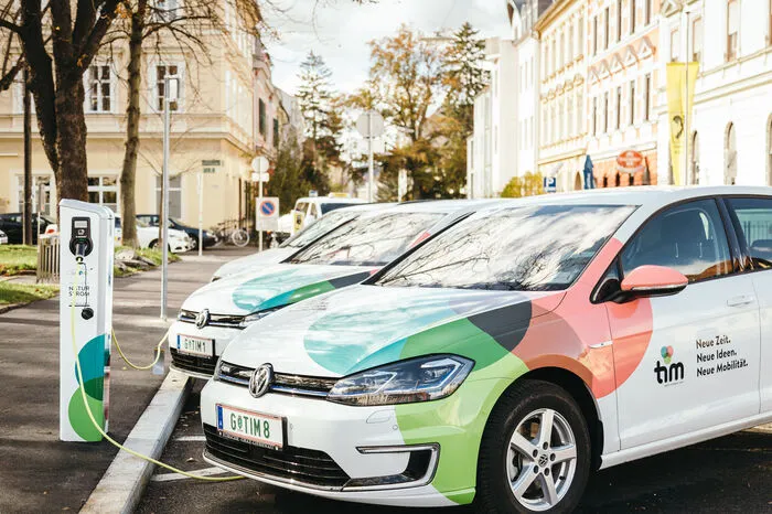 ... ein Gutteil davon sind E-Golf der ersten Generation.