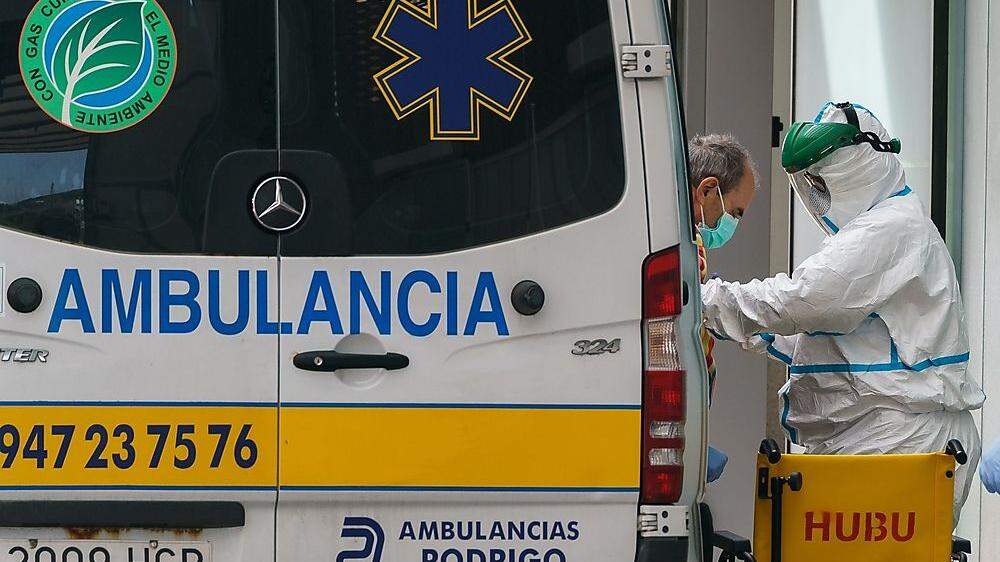 Krankentransport in Spanien (Symbolfoto)