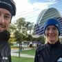 Eva Wutti mit Trainer Herwig Reupichler in Valencia 