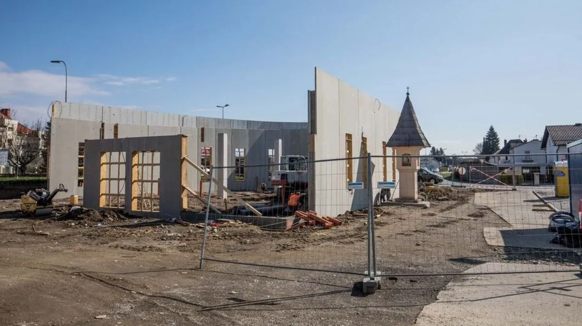 Bauprojekte Klagenfurt Viktring vor Billa