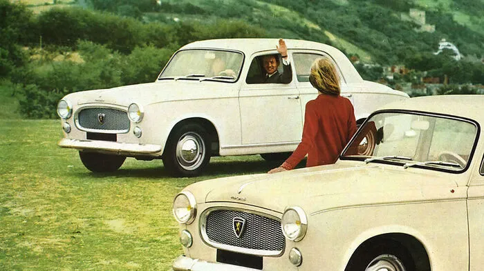 Koproduktion von Peugeot und Pininfarina: Die Pontonlinien des 403 lagen damals im Trend