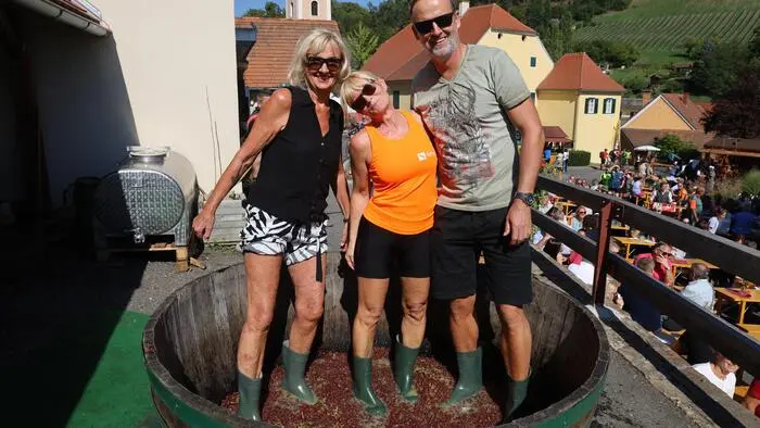 Das traditionelle Pressfest in Klöch gehört zu den großen Brauchtumsveranstaltungen in dieser Weinbauregion.