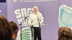 Aya Okla aus Lienz konnte beim Redewettbewerb „Sag´s Multi“ in Innsbruck überzeugen