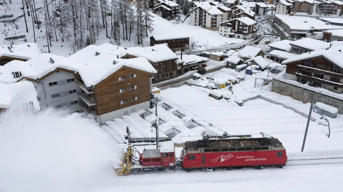 Die Züge in Zermatt verkehren wieder nach Fahrplan