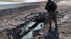 Die Tschonhar-Brücke wurde beschädigt