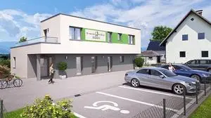 So wird die neue Praxis von Zahnärztin Nina Strutz an der Hauptstraße in St. Stefan aussehen 