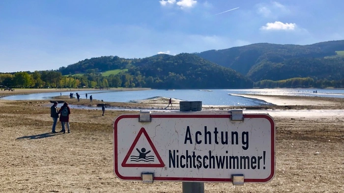 Von September bis Ende Oktober wurde Wasser vom Stubenbergsee für Bauarbeiten abgestaut.