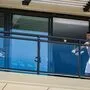 Djokovic trainiert am Balkon