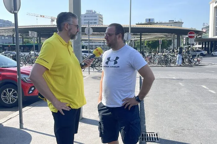 Michael Sauer war die erste Mitfahrgelegenheit von "Axi".