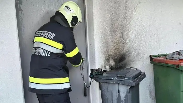 Ein Akku war in Brand geraten
