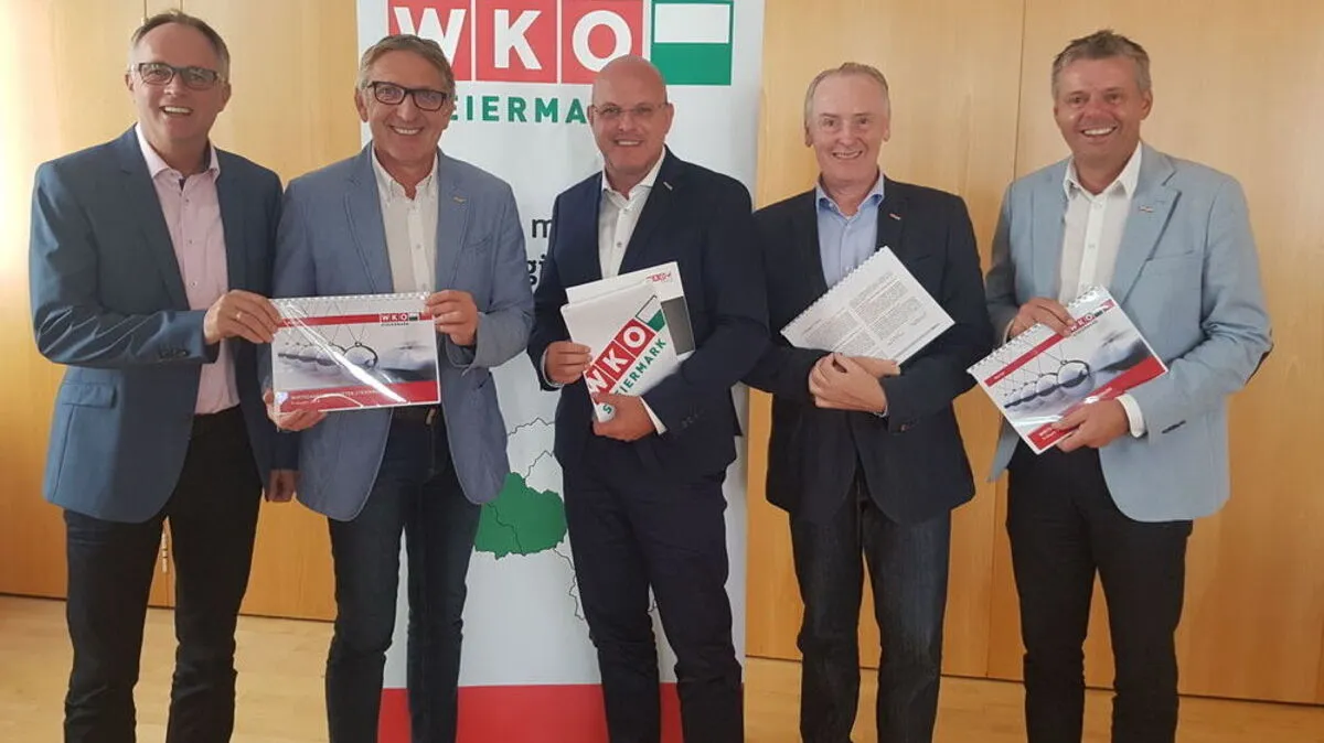 Optimistisch, wenn auch nicht euphorisch: Karl Schmidhofer, Josef Herk, Norbert Steinwidder, Hans-Peter Wimmer und Michael Gassner