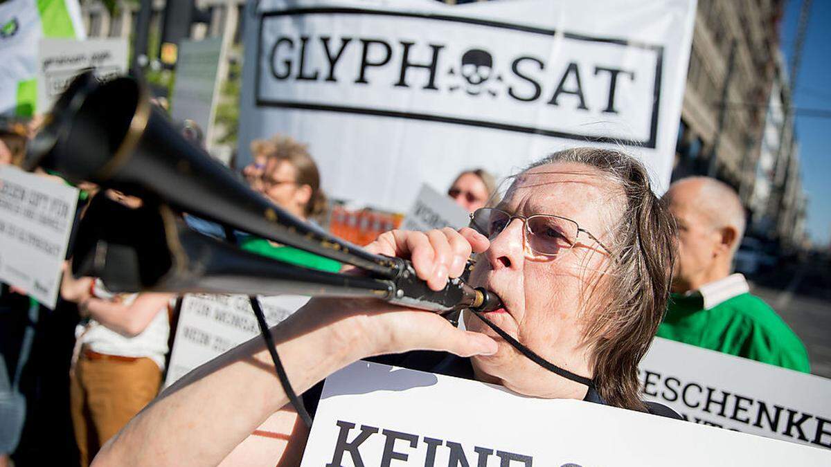 Gegen die Verlängerung der Glyphosat-Genehmigung gab es zahlreiche Proteste