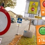 Smileys sollen künftig Ärger über Baustelle, wie hier in Annabichl, vermeiden