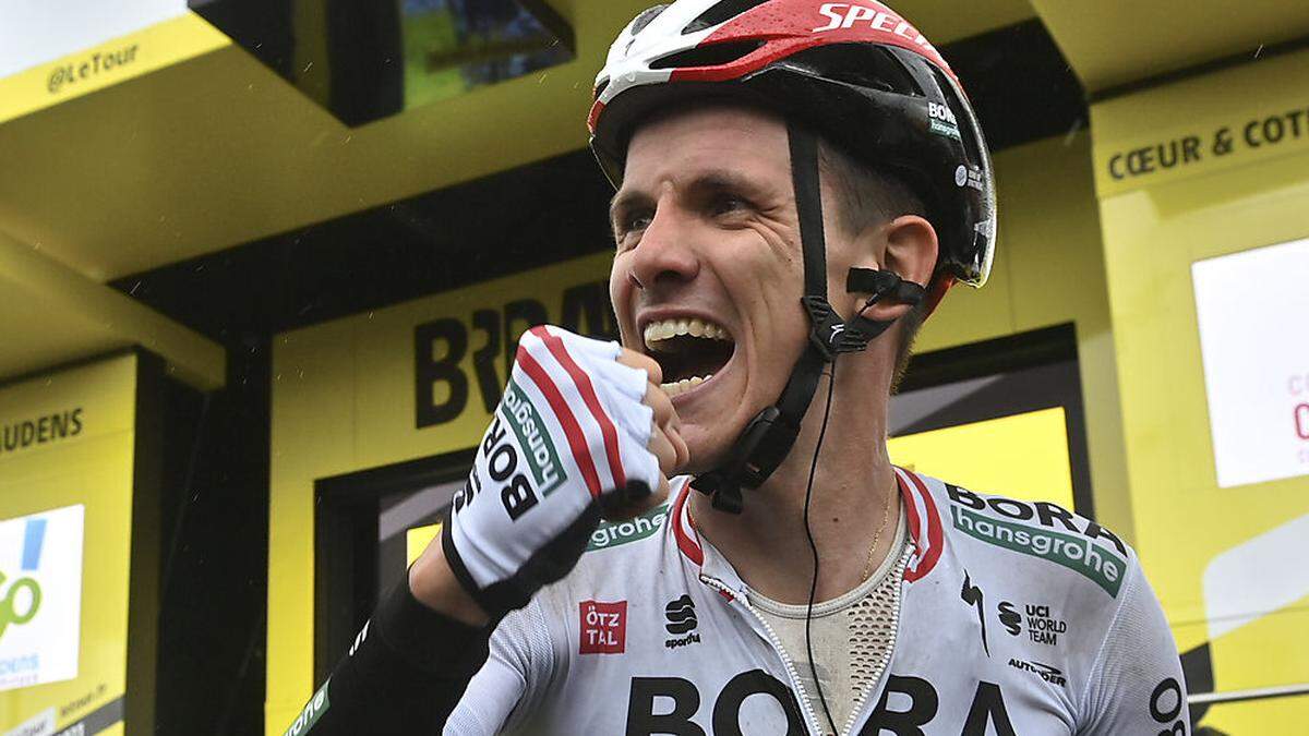 Sein Traum wurde wahr: Patrick Konrad holte eine Etappe auf der Tour de France