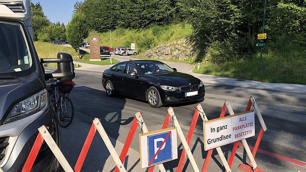 Im Ausseerland sind im Sommer regelmäßig alle Parkplätze voll