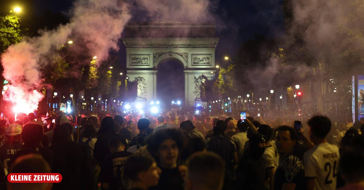 Schwere Ausschreitungen in Paris nach PSG-Sieg im Champions League-Finale